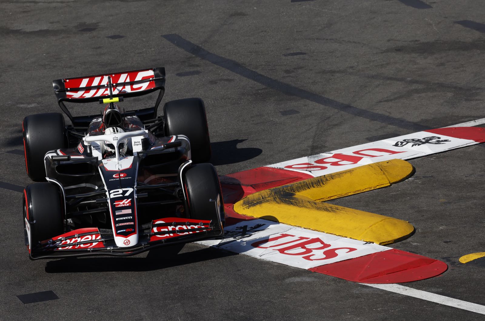 Haas cars disqualified with rear wing breach