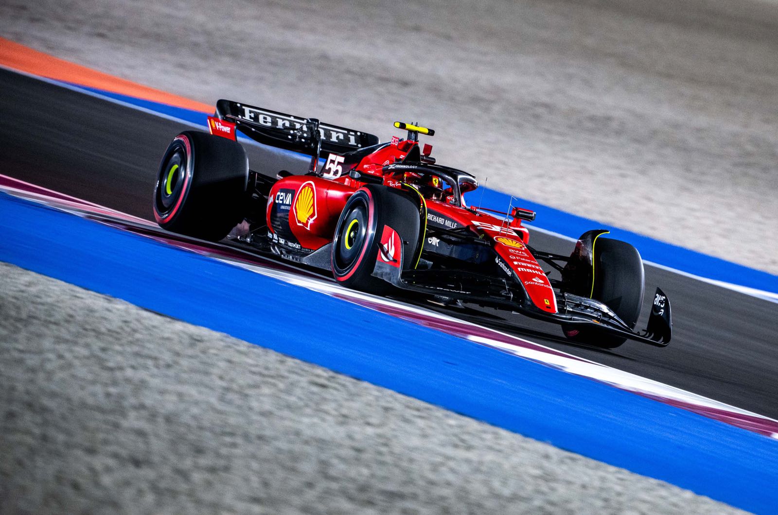 Sainz fuel leak probably due to Qatar kerbs