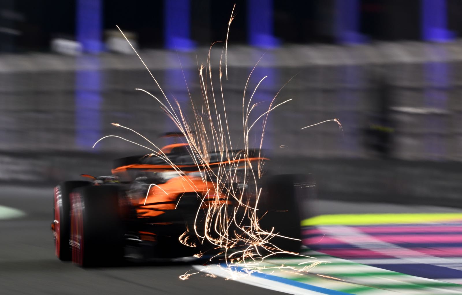 Steel F1 sparks to be less spectacular