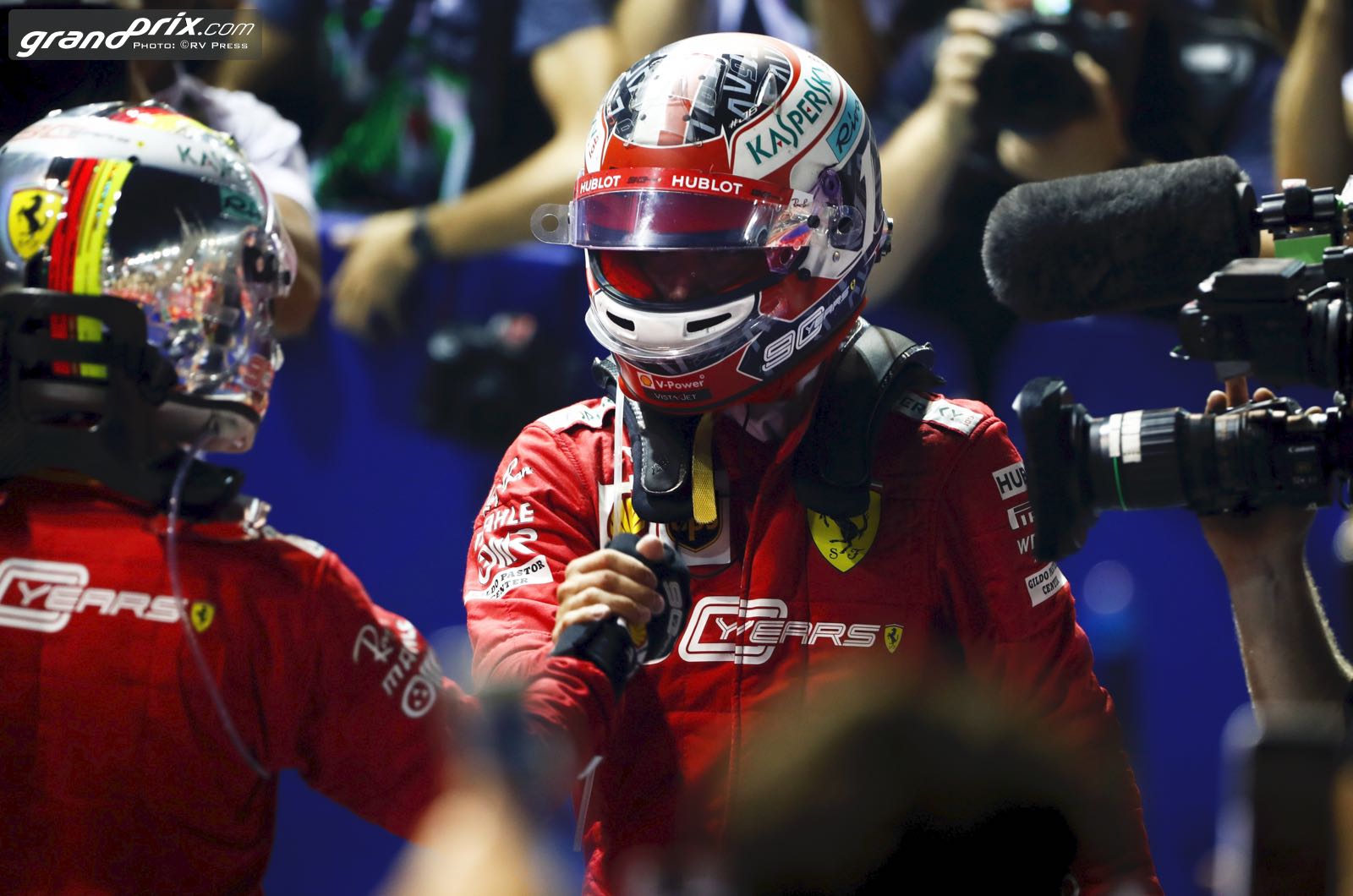 Vettel not saying if Leclerc is strongest teammate