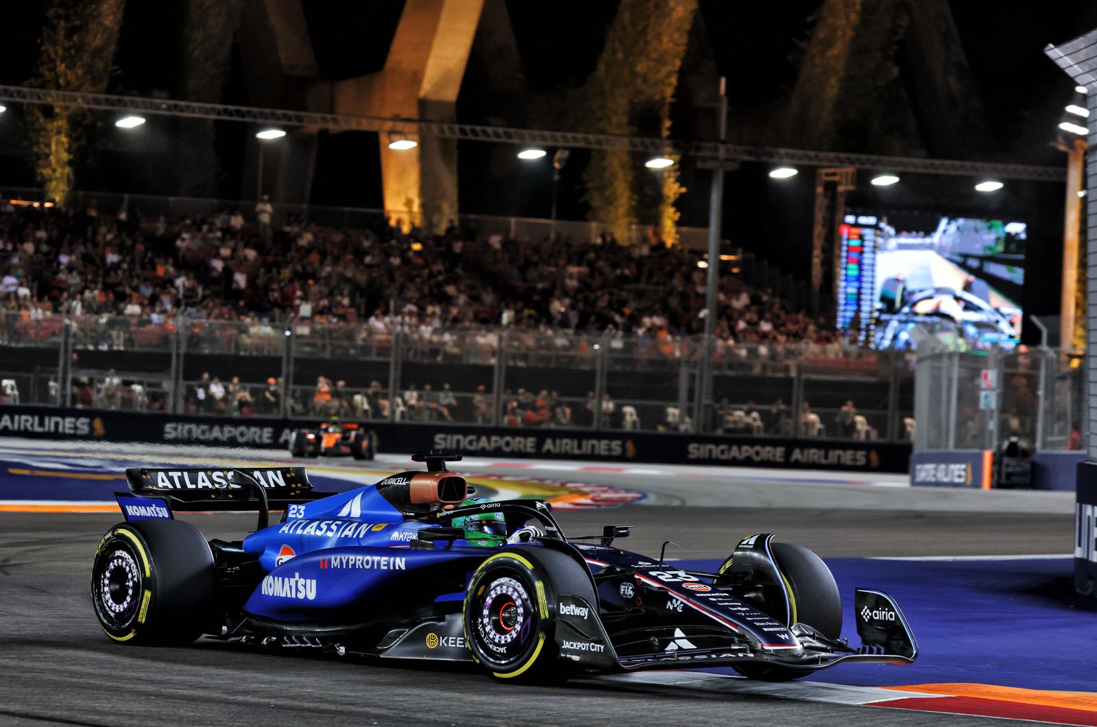 Albon and Sainz disqualified from Singapore GP