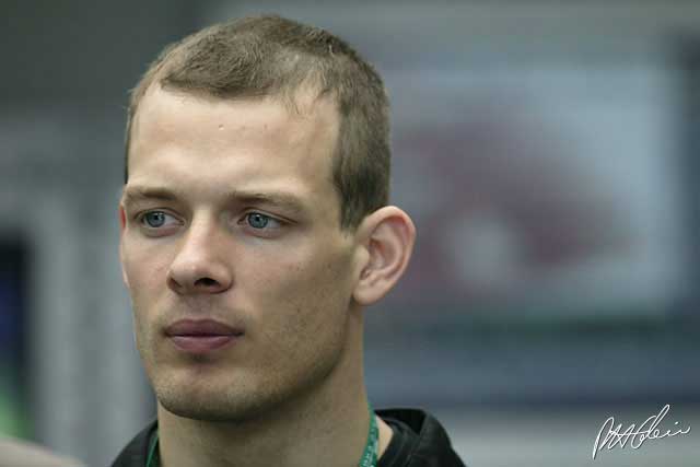 Wurz is out of the frame at Jaguar Racing