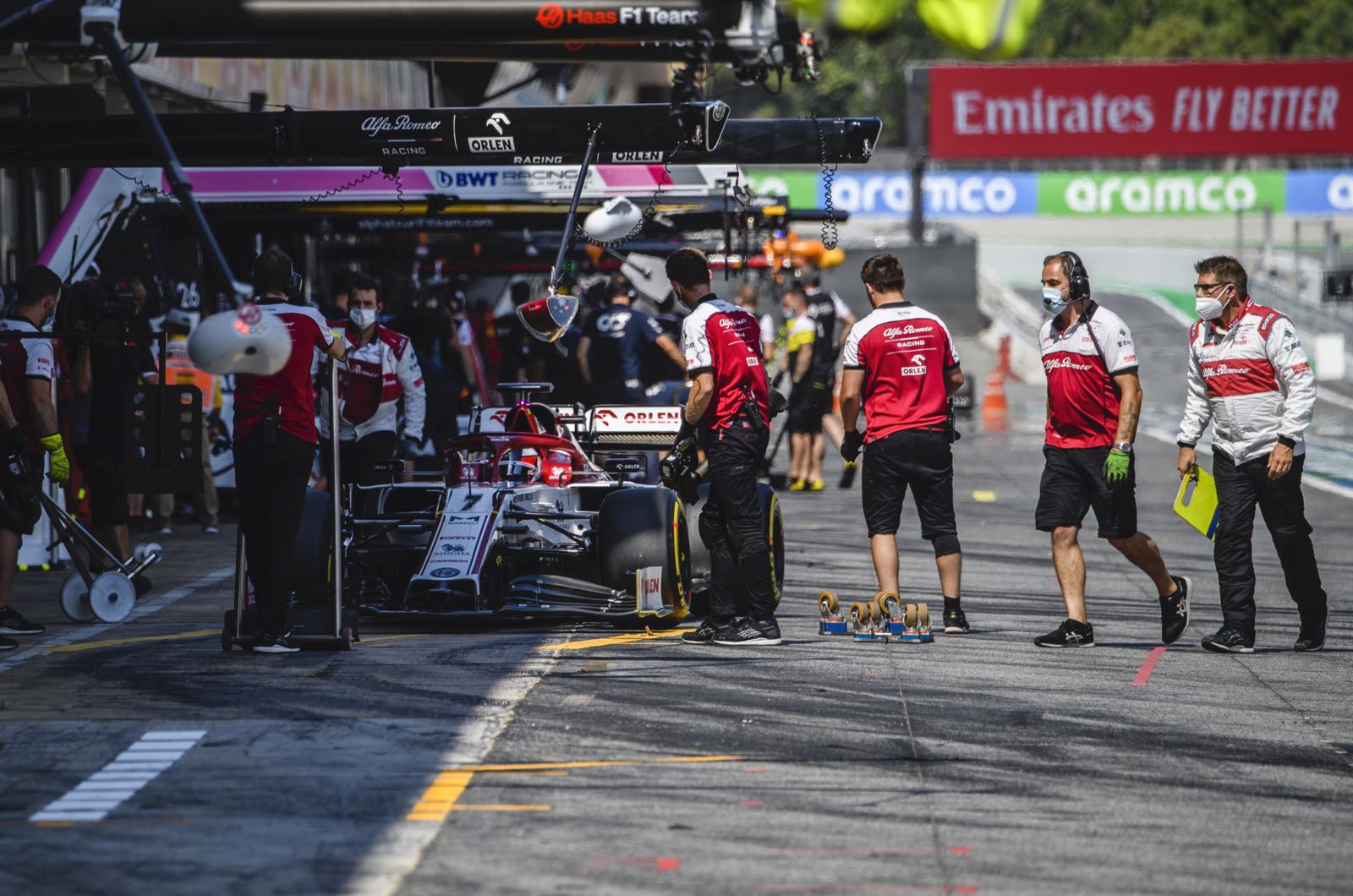 Pre-Belgian GP quarantine not easy for Alfa Romeo