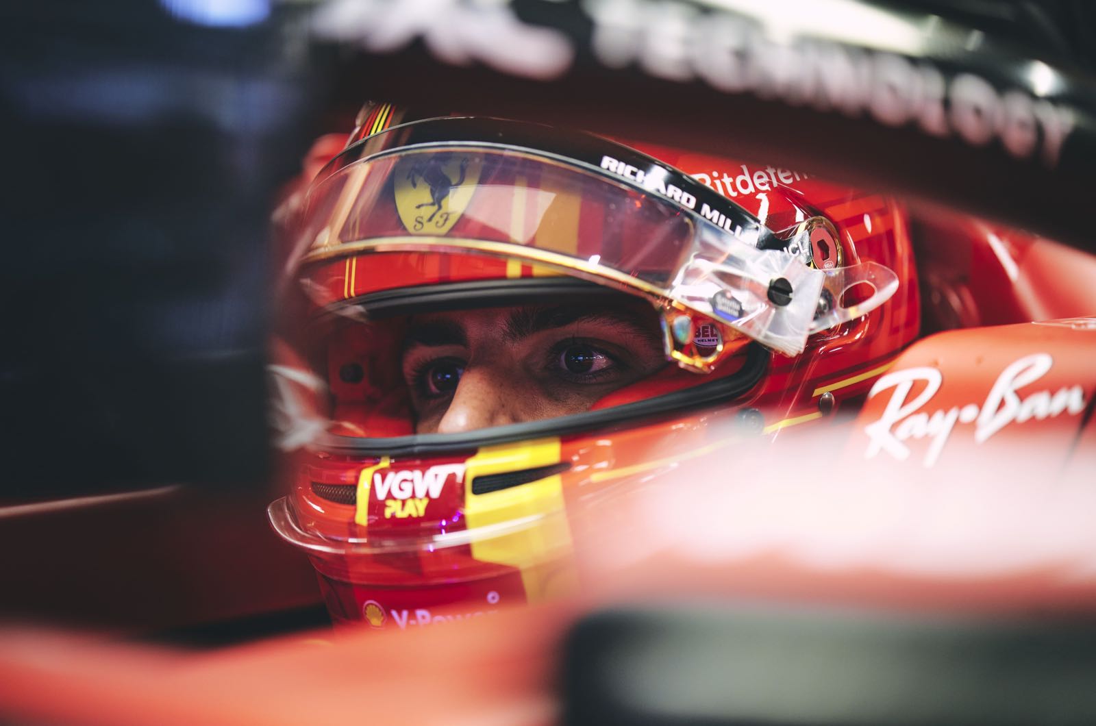 Sainz worried Alpine could overtake Ferrari