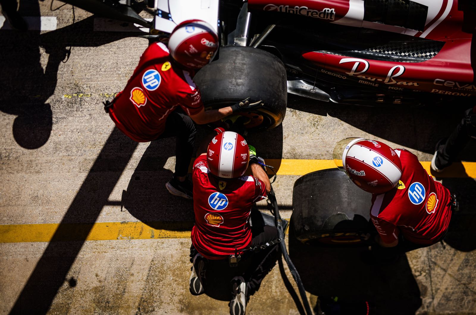 Hamilton and Leclerc try out major Ferrari upgrade