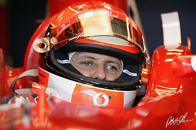 Michael shows Ferrari potential