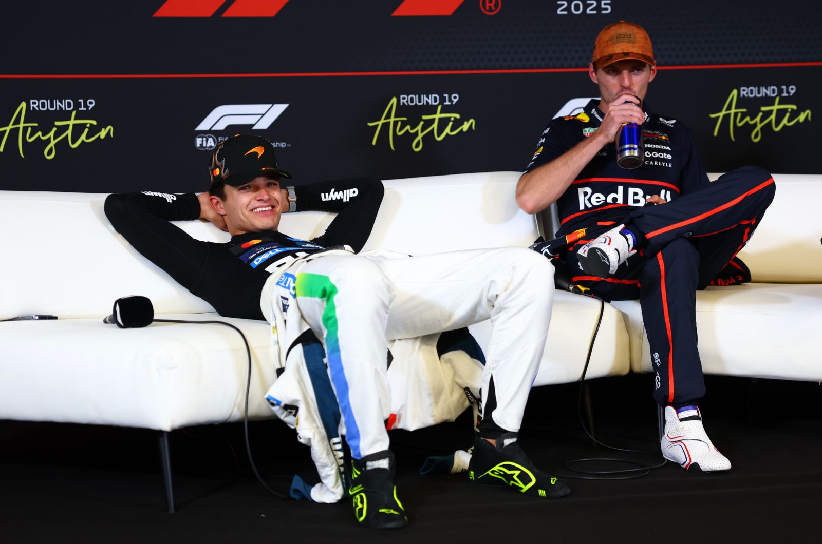 Verstappen and Norris shrug off tape-gate tension